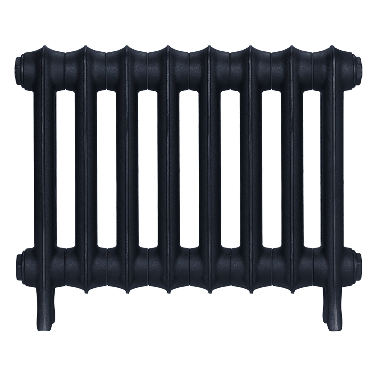 Emmeline III - Pencil Grey Cast Iron Column Radiator H416mm x W562mm 3 Column - Wall Hung