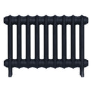 Emmeline III - Pencil Grey Cast Iron Column Radiator H416mm x W629mm 3 Column - Wall Hung