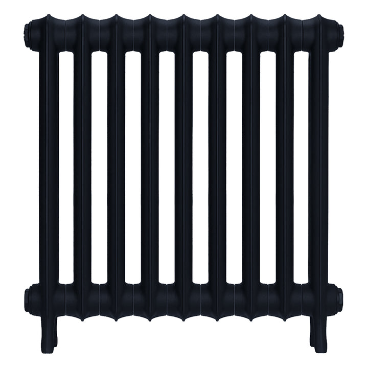 Emmeline III - Pencil Grey Cast Iron Column Radiator H616mm x W629mm 3 Column - Wall Hung