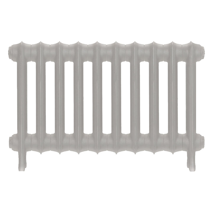 Emmeline I - Pebble Grey Cast Iron Column Radiator H407mm x W695mm 1 Column - Wall Hung