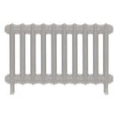 Emmeline I - Pebble Grey Cast Iron Column Radiator H407mm x W695mm 1 Column - Wall Hung