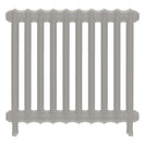Emmeline I - Pebble Grey Cast Iron Column Radiator H607mm x W695mm 1 Column - Wall Hung