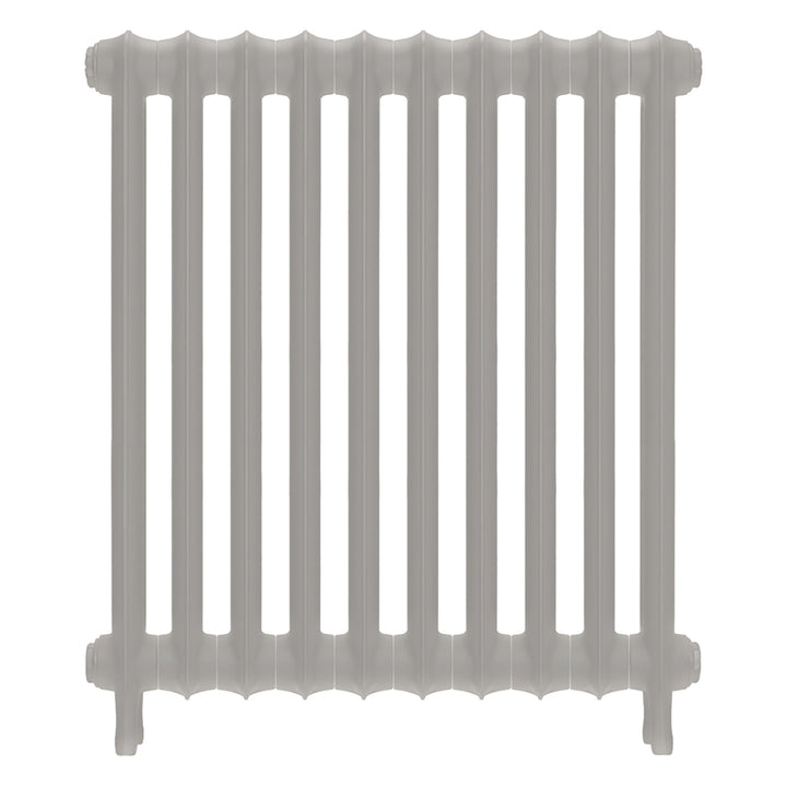 Emmeline I - Pebble Grey Cast Iron Column Radiator H807mm x W695mm 1 Column - Wall Hung