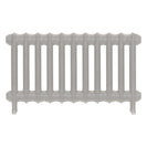 Emmeline I - Pebble Grey Cast Iron Column Radiator H407mm x W762mm 1 Column - Wall Hung