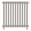 Emmeline I - Pebble Grey Cast Iron Column Radiator H807mm x W762mm 1 Column - Wall Hung