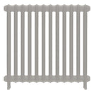 Emmeline I - Pebble Grey Cast Iron Column Radiator H807mm x W828mm 1 Column - Wall Hung