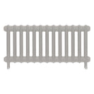 Emmeline I - Pebble Grey Cast Iron Column Radiator H407mm x W895mm 1 Column - Wall Hung