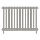 Emmeline I - Pebble Grey Cast Iron Column Radiator H607mm x W895mm 1 Column - Wall Hung
