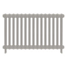 Emmeline I - Pebble Grey Cast Iron Column Radiator H607mm x W1028mm 1 Column - Wall Hung