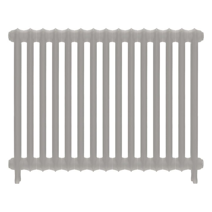 Emmeline I - Pebble Grey Cast Iron Column Radiator H807mm x W1028mm 1 Column - Wall Hung