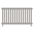 Emmeline I - Pebble Grey Cast Iron Column Radiator H607mm x W1094mm 1 Column - Wall Hung