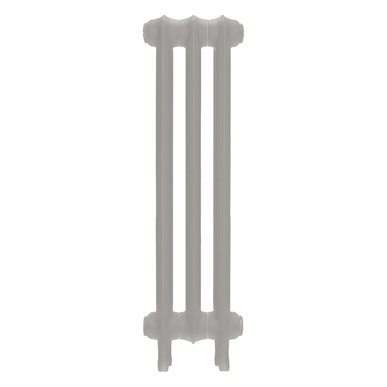 Emmeline I - Pebble Grey Cast Iron Column Radiator H807mm x W230mm 1 Column - Wall Hung