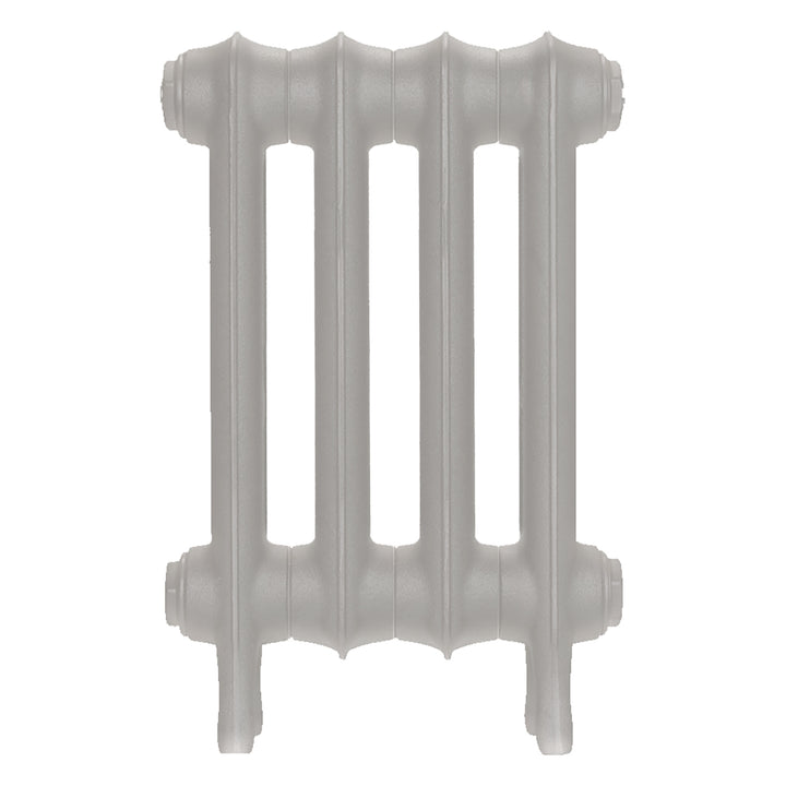 Emmeline I - Pebble Grey Cast Iron Column Radiator H407mm x W296mm 1 Column - Wall Hung