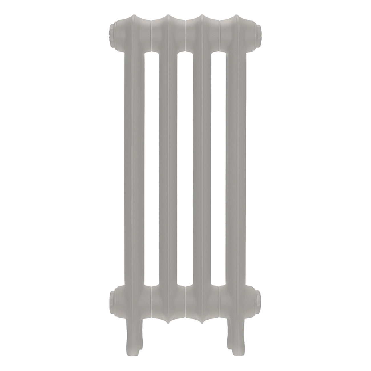 Emmeline I - Pebble Grey Cast Iron Column Radiator H607mm x W296mm 1 Column - Wall Hung