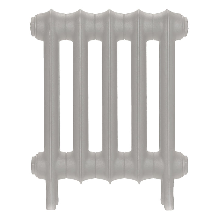 Emmeline I - Pebble Grey Cast Iron Column Radiator H407mm x W363mm 1 Column - Wall Hung