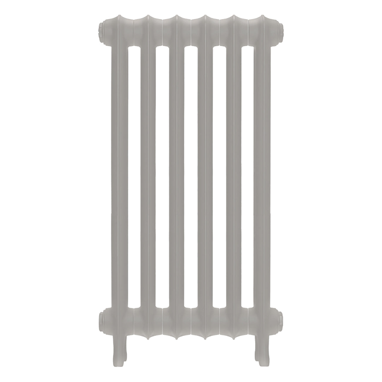 Emmeline I - Pebble Grey Cast Iron Column Radiator H807mm x W429mm 1 Column - Wall Hung