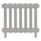 Emmeline I - Pebble Grey Cast Iron Column Radiator H407mm x W496mm 1 Column - Wall Hung
