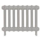 Emmeline I - Pebble Grey Cast Iron Column Radiator H407mm x W562mm 1 Column - Wall Hung