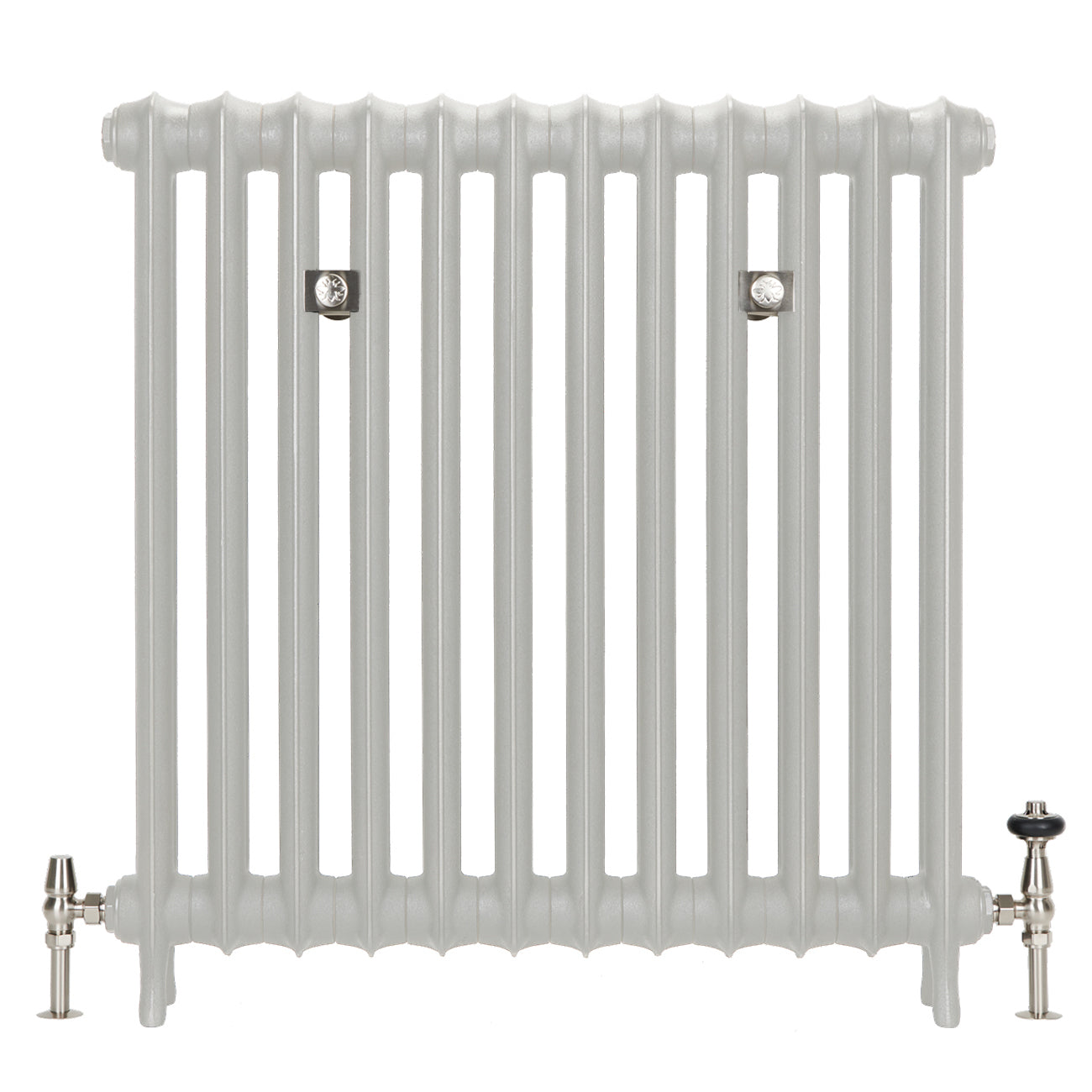 Emmeline I - Pebble Grey Cast Iron Column Radiator H865mm x W230mm 1 Column - Floor Standing
