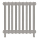 Emmeline I - Pebble Grey Cast Iron Column Radiator H607mm x W629mm 1 Column - Wall Hung