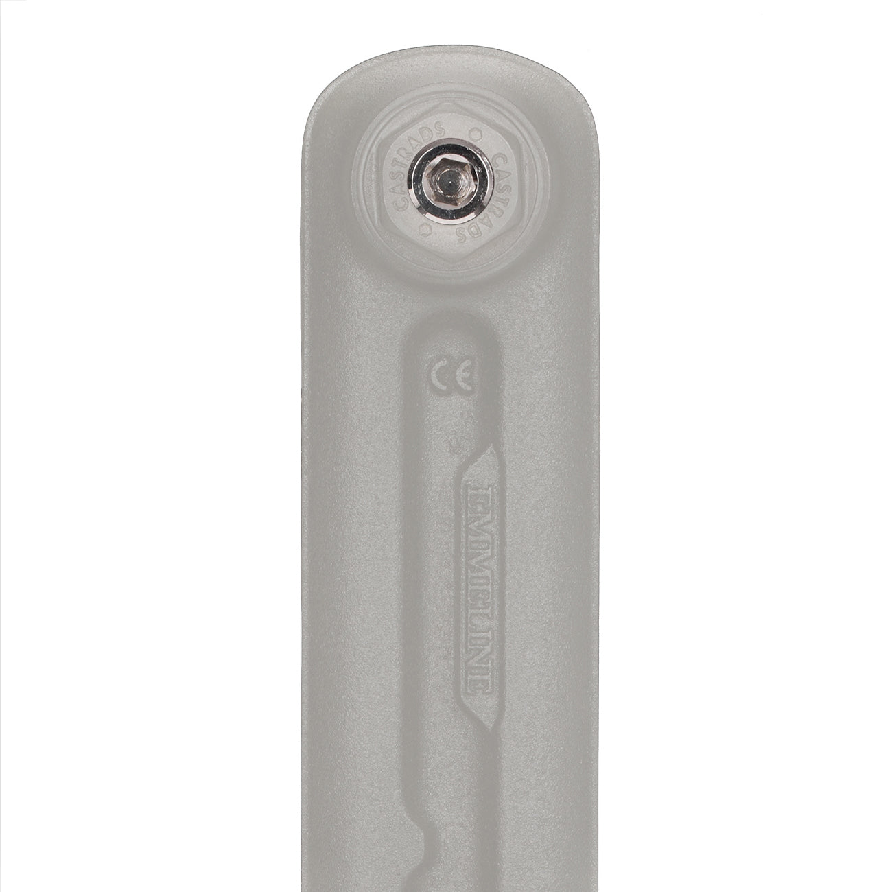 Emmeline I - Pebble Grey Cast Iron Column Radiator H465mm x W629mm 1 Column - Floor Standing