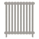 Emmeline II - Pebble Grey Cast Iron Column Radiator H813mm x W695mm 2 Column - Wall Hung