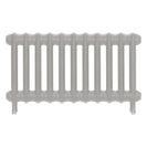 Emmeline II - Pebble Grey Cast Iron Column Radiator H413mm x W762mm 2 Column - Wall Hung