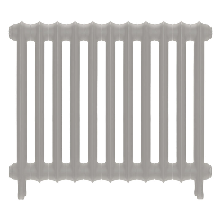 Emmeline II - Pebble Grey Cast Iron Column Radiator H613mm x W762mm 2 Column - Wall Hung