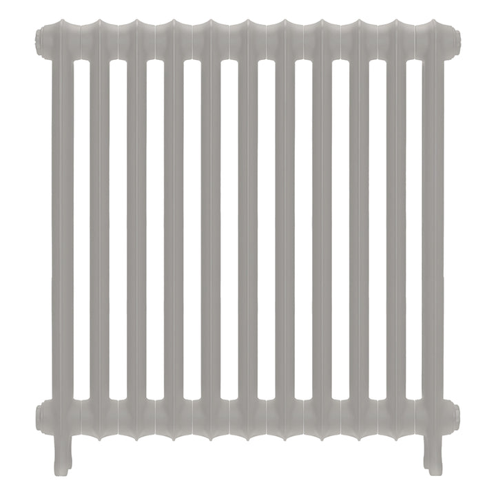 Emmeline II - Pebble Grey Cast Iron Column Radiator H813mm x W762mm 2 Column - Wall Hung