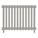Emmeline II - Pebble Grey Cast Iron Column Radiator H613mm x W828mm 2 Column - Wall Hung