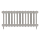 Emmeline II - Pebble Grey Cast Iron Column Radiator H413mm x W895mm 2 Column - Wall Hung