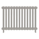 Emmeline II - Pebble Grey Cast Iron Column Radiator H613mm x W895mm 2 Column - Wall Hung