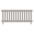 Emmeline II - Pebble Grey Cast Iron Column Radiator H413mm x W961mm 2 Column - Wall Hung