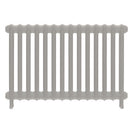 Emmeline II - Pebble Grey Cast Iron Column Radiator H613mm x W961mm 2 Column - Wall Hung