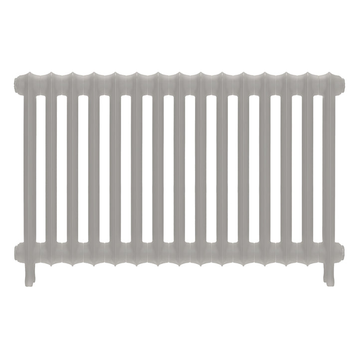 Emmeline II - Pebble Grey Cast Iron Column Radiator H613mm x W1028mm 2 Column - Wall Hung