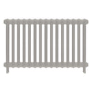 Emmeline II - Pebble Grey Cast Iron Column Radiator H613mm x W1028mm 2 Column - Wall Hung