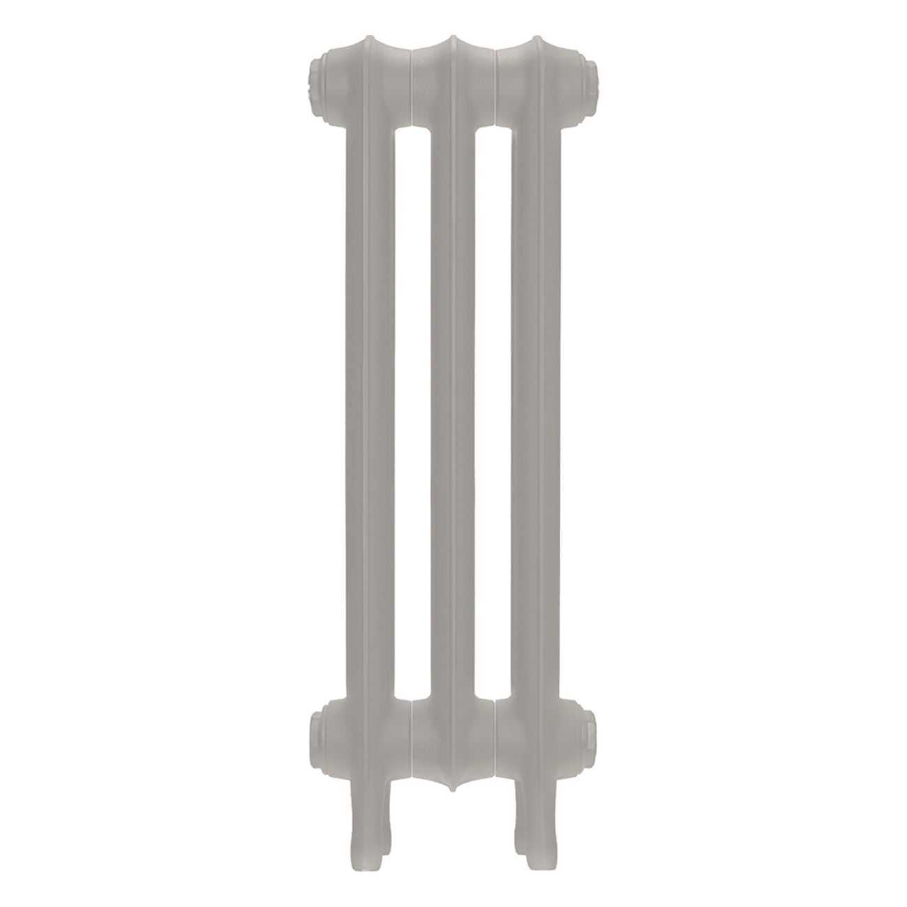 Emmeline II - Pebble Grey Cast Iron Column Radiator H613mm x W230mm 2 Column - Wall Hung