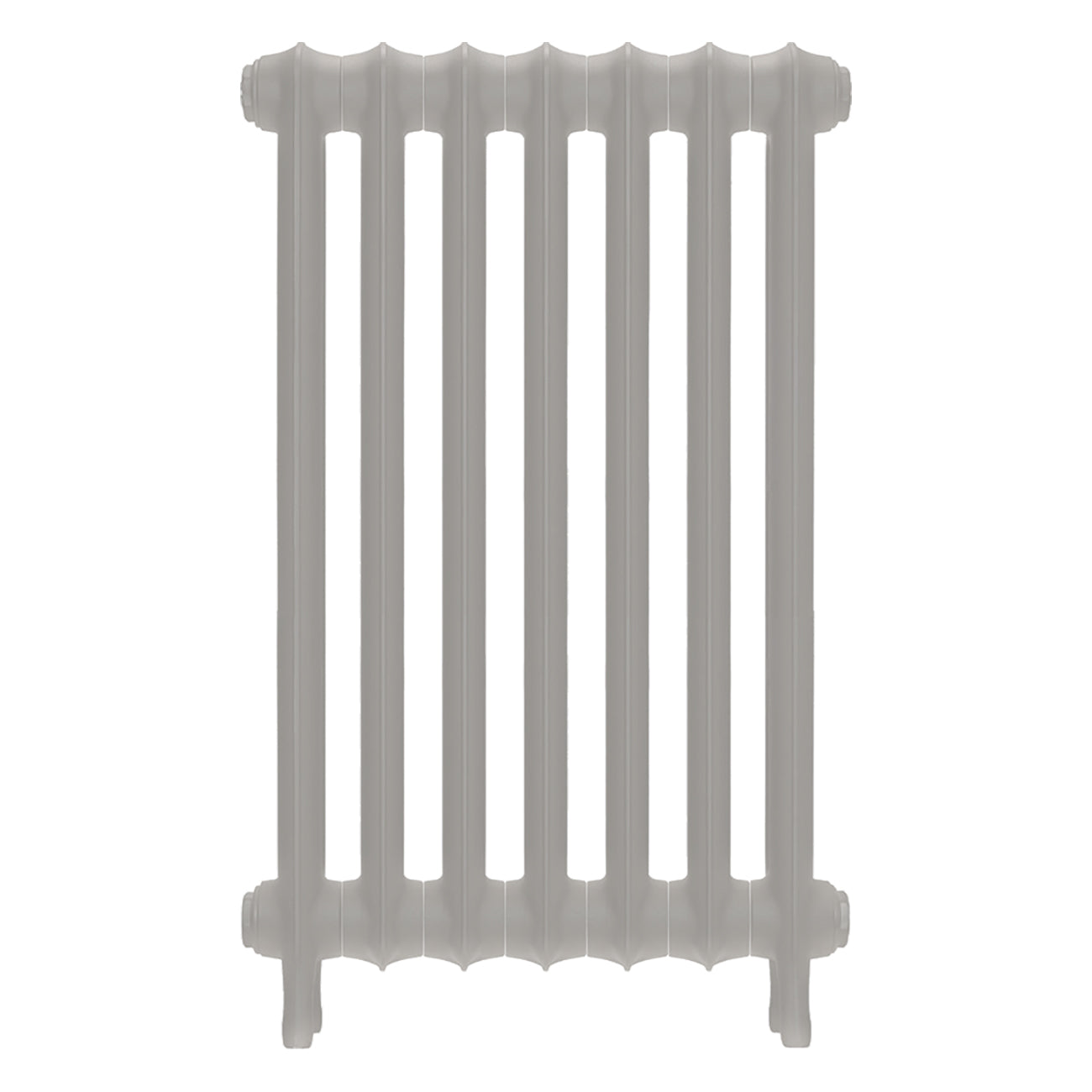 Emmeline II - Pebble Grey Cast Iron Column Radiator H813mm x W496mm 2 Column - Wall Hung