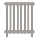 Emmeline II - Pebble Grey Cast Iron Column Radiator H613mm x W562mm 2 Column - Wall Hung