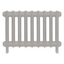 Emmeline II - Pebble Grey Cast Iron Column Radiator H413mm x W629mm 2 Column - Wall Hung