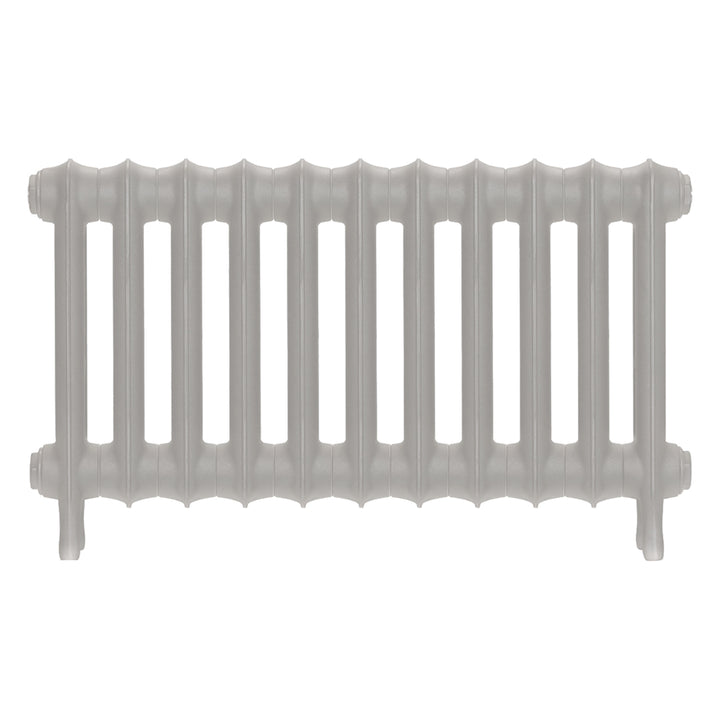 Emmeline III - Pebble Grey Cast Iron Column Radiator H416mm x W762mm 3 Column - Wall Hung