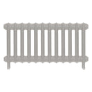 Emmeline III - Pebble Grey Cast Iron Column Radiator H416mm x W828mm 3 Column - Wall Hung