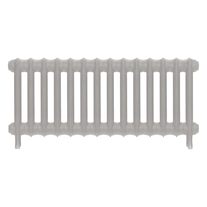 Emmeline III - Pebble Grey Cast Iron Column Radiator H416mm x W961mm 3 Column - Wall Hung
