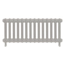 Emmeline III - Pebble Grey Cast Iron Column Radiator H416mm x W961mm 3 Column - Wall Hung