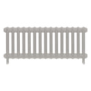 Emmeline III - Pebble Grey Cast Iron Column Radiator H416mm x W1028mm 3 Column - Wall Hung