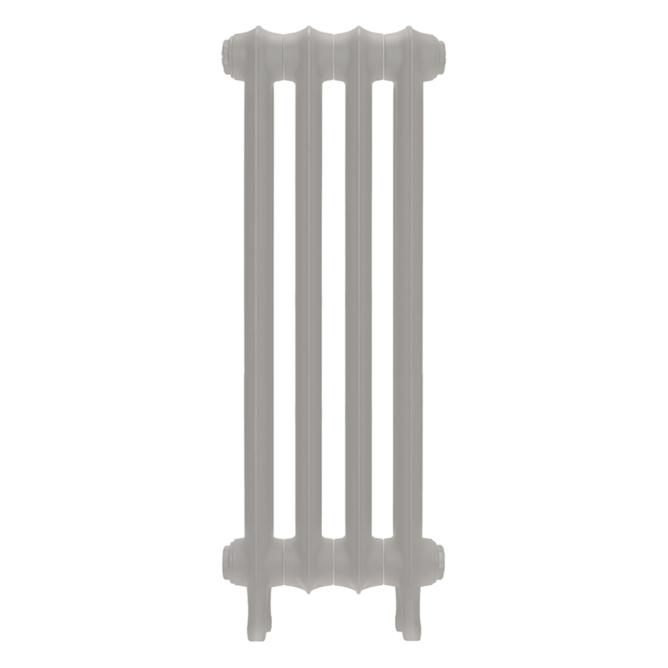 Emmeline III - Pebble Grey Cast Iron Column Radiator H816mm x W296mm 3 Column - Wall Hung