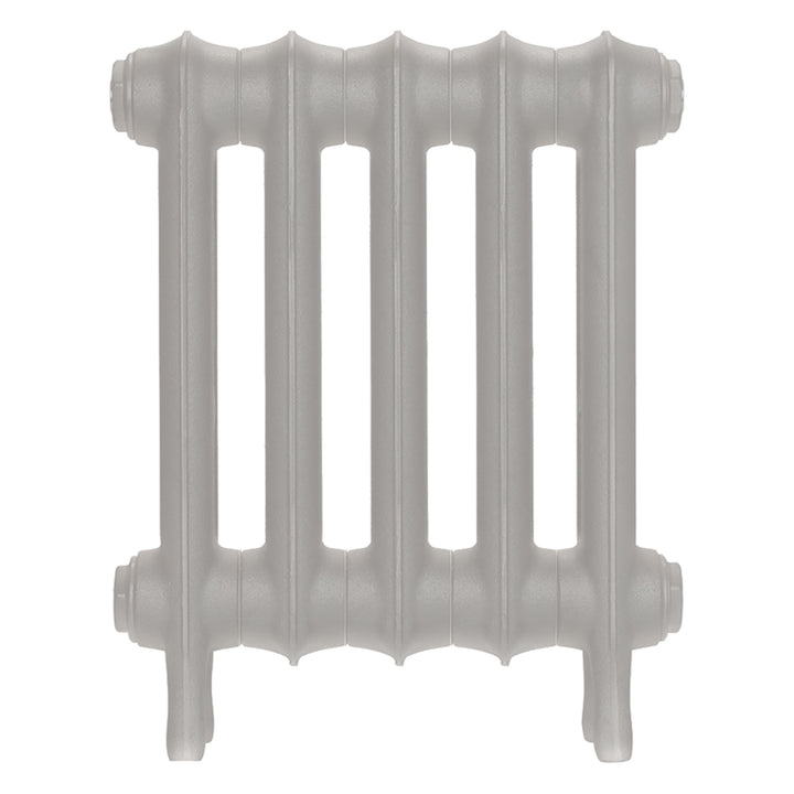 Emmeline III - Pebble Grey Cast Iron Column Radiator H416mm x W363mm 3 Column - Wall Hung