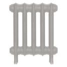 Emmeline III - Pebble Grey Cast Iron Column Radiator H416mm x W363mm 3 Column - Wall Hung
