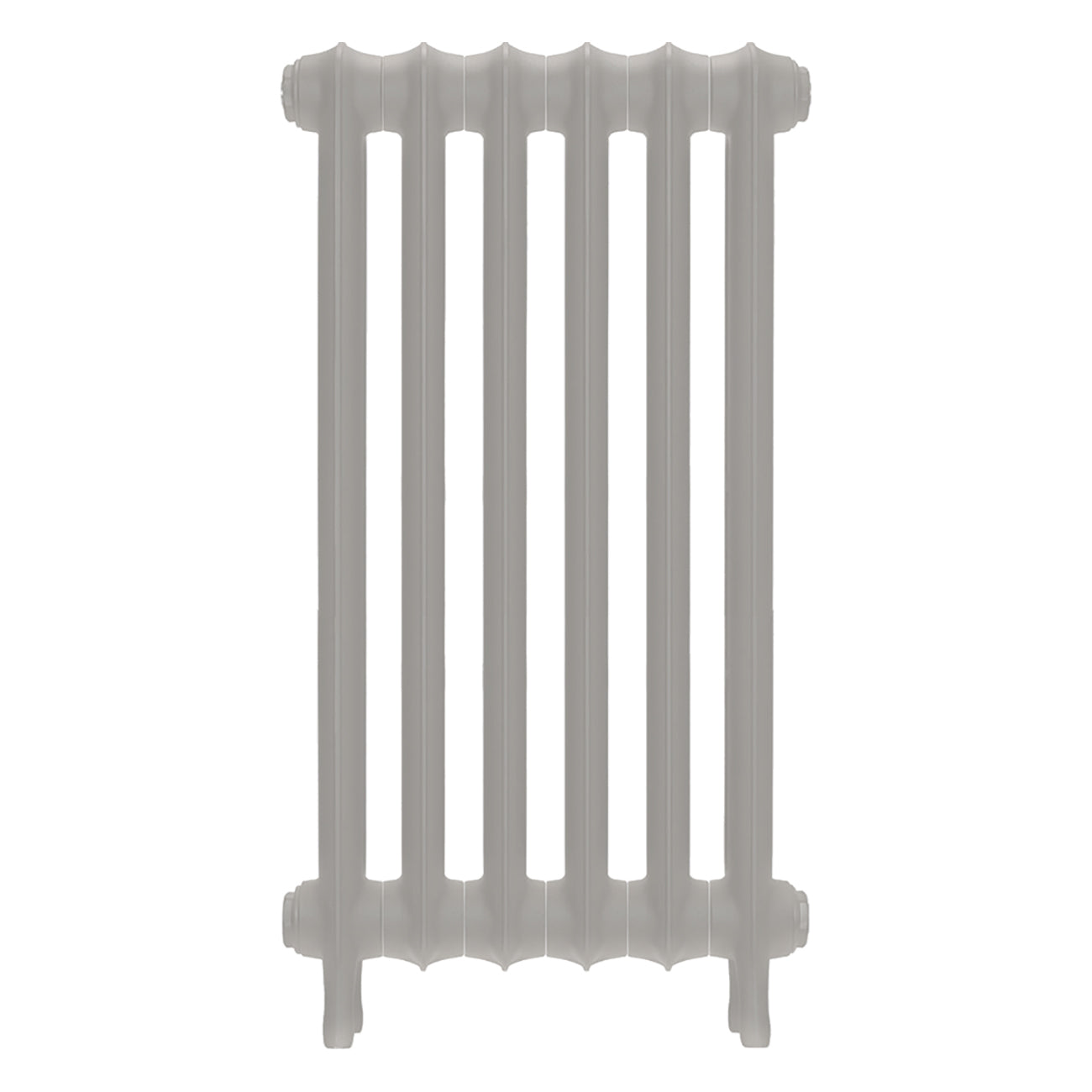 Emmeline III - Pebble Grey Cast Iron Column Radiator H816mm x W429mm 3 Column - Wall Hung