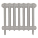 Emmeline III - Pebble Grey Cast Iron Column Radiator H416mm x W496mm 3 Column - Wall Hung